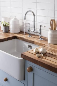 Хром кухненски кран