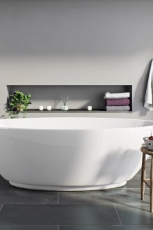 Хромен смесител с лейка