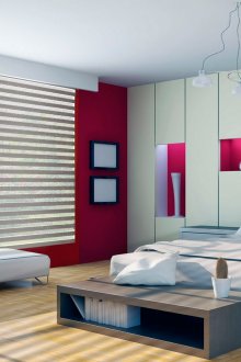 Големи ролетни щори през деня и нощта