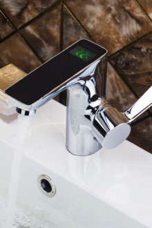 Хром смесител с термостат