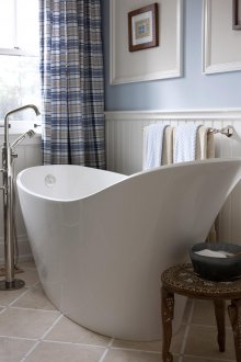 Pengadun termostatik dengan muncung panjang