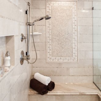 Meletakkan jubin marmar di drywall