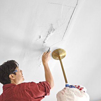 Pembaikan siling dempul