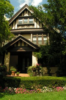 Дървена къща в немски стил