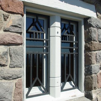 Геометрична решетка на прозореца