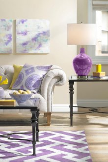 Комбинацията от килим и текстил в интериора