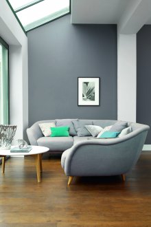 Комбинацията от сиво в интериора