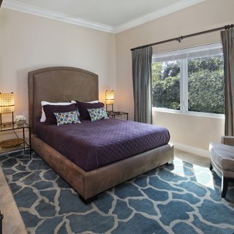 브라운 톤의 침실 14제곱미터