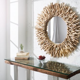 Рамка с кръгло огледало