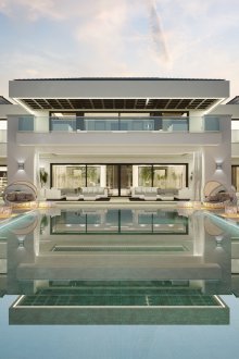 Басейн с подсветка