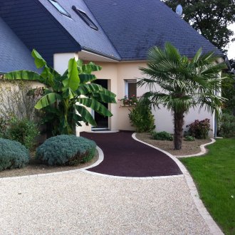 Веранда с тропически стил.