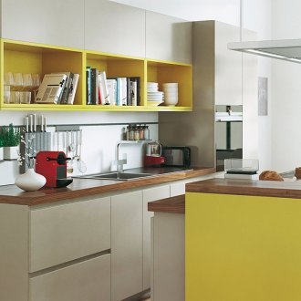 주방 7제곱미터 노란색