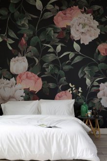 Големи флорални тапети