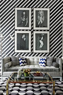 Диагонален райета тапет