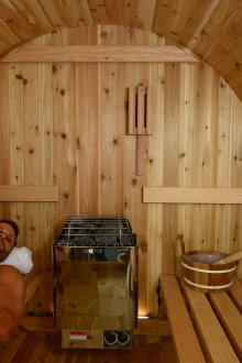 Интериор на парна стая във ваната