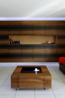 Кафяви мебели за всекидневна