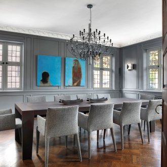 Полилей за опънат таван в стил лофт