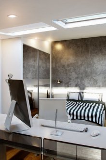 Bilik tidur besar dengan pengajian