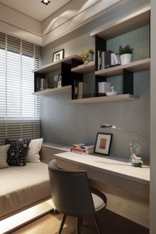 Bilik tidur reka bentuk dengan kajian