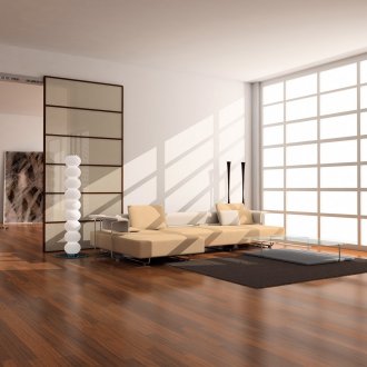 Красиви вази с рисунки в интериора на хола