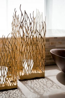 Необичайни подови вази в интериора