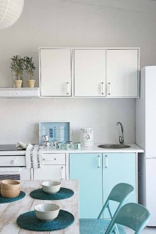 Тюркоазен кухненски комплект