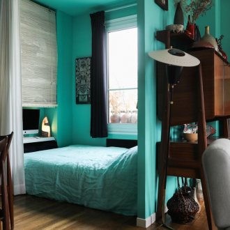 Тюркоазена спалня