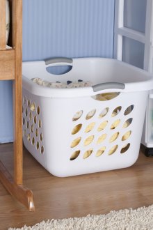 Keranjang cucian plastik