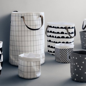 Keranjang dobi bercorak