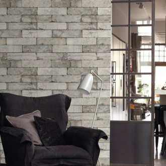 Тапет под тухла в стил на таванско помещение