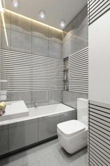 Баня 9 кв. м с гланцови плочки