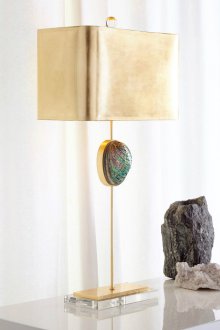 Lampu tidur dengan batu