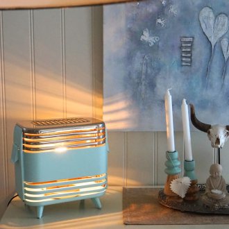 Lampu sisi katil retro