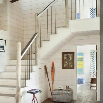 Парапети на селските стълби