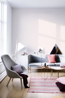 Розов текстил в интериора