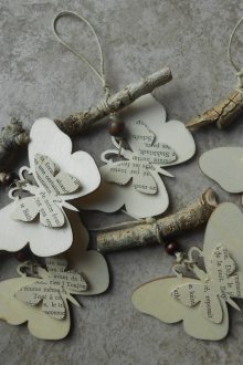 Пеперуди за декор на вестници