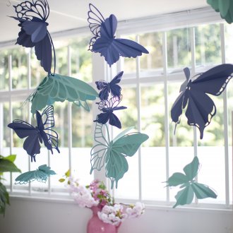 Картонени пеперуди за декор