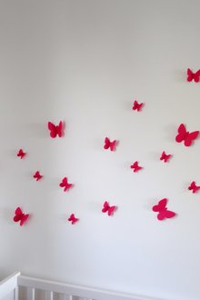 Розови пеперуди за декор