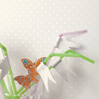 Издълбани пеперуди за декор