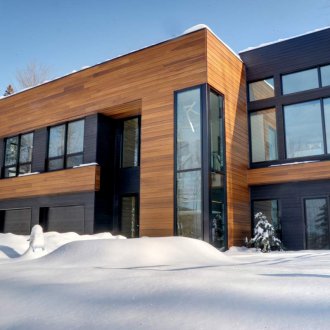 Високотехнологична къща от гипсокартон