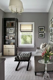 Снимки в тъмна рамка в интериора