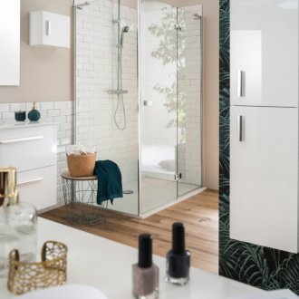 Душ плосък дизайн в апартамента