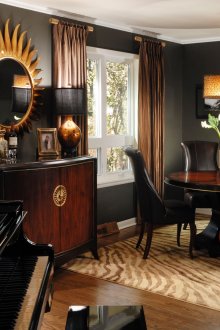 Килим за животински печат в африкански интериор