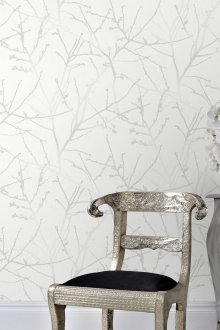 Сив тапет за хола