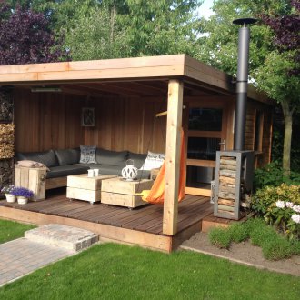 Дървена беседка