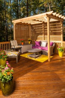 Беседка на терасата