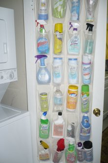 Съхранение на домакински химикали в кухнята