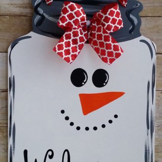 Коледен хартия снежен човек