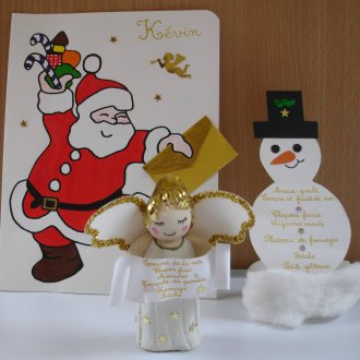 Хартиена фигурка на снежен човек