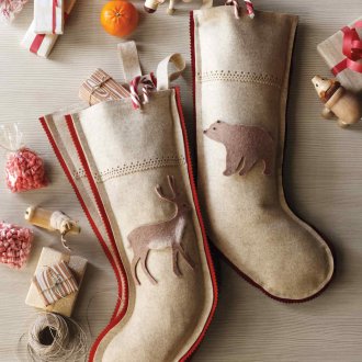 Занаяти за новата година от филц